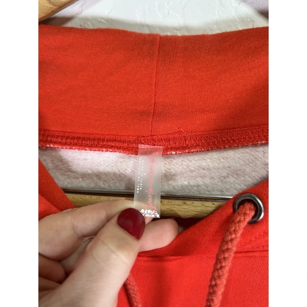 Free People‎ FP Sprint To The Finish Hoodie Oversized Camper Winterber NWT Large - Picture 8 of 11